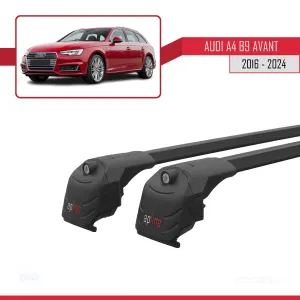 Audi A4 (B9) AVANT 2016 ve Sonrası ile uyumlu ACE-2 Ara Atkı Tavan Barı SİYAH thumb 4