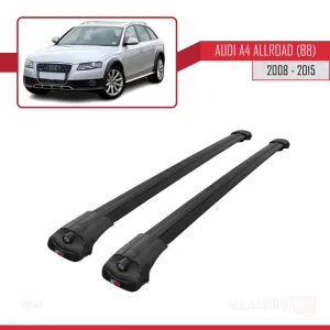 Audi A4 (B8) Allroad 2008-2015 Arası ile uyumlu ACE-1 Ara Atkı Tavan Barı SİYAH thumb 3