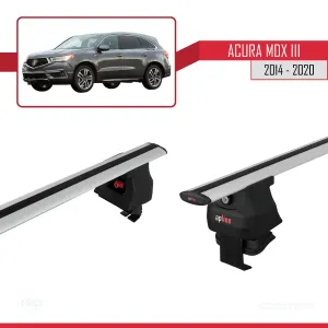 Acura MDX III (YD3) 2014-2020 Arası ile uyumlu ACE-4 Ara Atkı Tavan Barı GRİ thumb 3