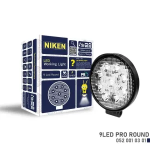 Niken Çalışma Lambası Pro 9 Ledli YuvarlakDRS Tuning kalitesiyle tanışın! Özel olarak Universal  model araçlar için üretilen bu ürün, otomobilinizin hatlarına s