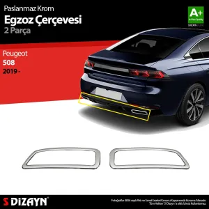 S-Dizayn Peugeot 508 Krom Egzoz Çıkışı 2 Prç. 2019 ÜzeriAraca &Ouml;zel Krom Aksesuar&Uuml;r&uuml;n &Ouml;zellikleri:Krom &uuml;r&uuml;nler ara&ccedil; &uuml;ze