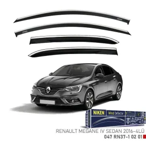 Renault Megane 4 Sd Kromlu Cam Rüzgarlığı 4'lü 2016+DRS Tuning kalitesiyle tanışın! Özel olarak Renault  model araçlar için üretilen bu ürün, otomobilinizin hat
