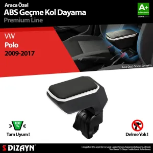 S-Dizayn VW Polo Kol Dayama Kolçak Geçmeli ABS Gri 2009-2017 thumb 1