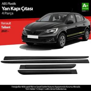 S-Dizayn Renault Taliant ABS Plastik Yan Kapı Koruma Çıtası 2021 Üzeri A+ Kalite thumb 1