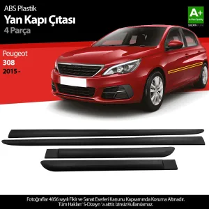 Peugeot 308 2013-2021 (T9) uyumlu ABS Plastik Yan Kapı Koruma Çıtası 2015 Üzeri A+ Kalite modelleri DRS Tuning'de. Kaliteli malzeme, hızlı kargo ve güvenli