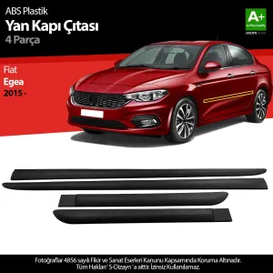 Fiat Egea Sedan 2015-Günümüz (Type 356) uyumlu ABS Plastik Yan Kapı Koruma Çıtası 2015 Üzeri A+ Kalite modelleri DRS Tuning'de. Kaliteli malzeme, hızlı kargo