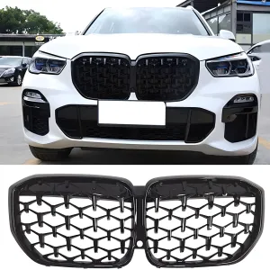 BMW X5 2018-Günümüz (G05) uyumlu G05 Ön Panjur Böbrek Parlak Siyah Piano Black Diamond Model 2018 Üzeri modelleri DRS Tuning'de. Kaliteli malzeme, hızlı kargo