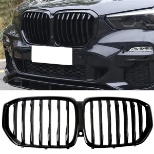 BMW X5 2018-Günümüz (G05) uyumlu G05 Ön Panjur Böbrek Parlak Siyah Piano Black Düz Model 2018 Üzeri modelleri DRS Tuning'de. Kaliteli malzeme, hızlı kargo ve