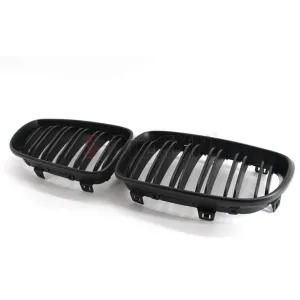 S-Dizayn Bmw 1 Serisi E81/E87 Ön Panjur Böbrek Mat Siyah M1 Model 2008-2012 thumb 4