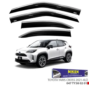 Toyota Yaris Cross 2021 Sonrası Kromlu Cam Rüzgarlığı Niken thumb 1