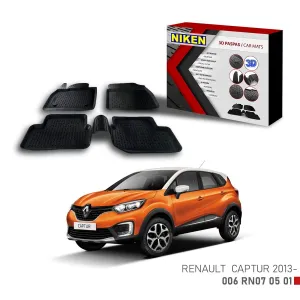 Renault Captur -2013 için Uyumlu 3D PaspasDRS Tuning kalitesiyle tanışın! Özel olarak Renault  model araçlar için üretilen bu ürün, otomobilinizin hatlarına spo