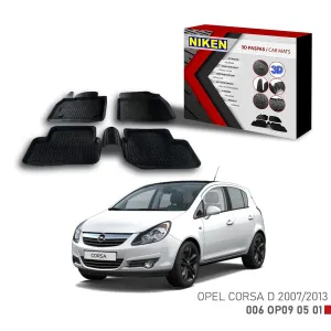 Opel Corsa D için Uyumlu 2007-2013 3D PaspasDRS Tuning kalitesiyle tanışın! Özel olarak Opel  model araçlar için üretilen bu ürün, otomobilinizin hatlarına spor