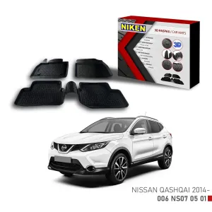 Nissan Qashqai -2014 için Uyumlu 3D PaspasDRS Tuning kalitesiyle tanışın! Özel olarak Nissan  model araçlar için üretilen bu ürün, otomobilinizin hatlarına spor