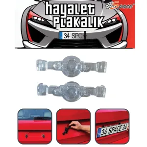 oto uzay uyumlu Hayalet plakalık şeffaf polikarbon / DAPLY10 modelleri Oto Aksesuar Shop'de. Kaliteli malzeme, hızlı kargo ve güvenli alışverişle hemen