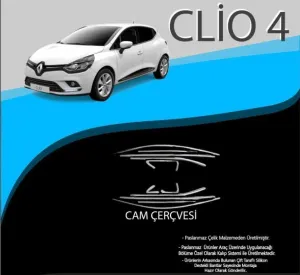 Renault Clio Uyumlu 4 Krom Cam Çerçevesi Parça Clio 4 (2012-2019)DRS Tuning kalitesiyle tanışın! Özel olarak Renault  model araçlar için üretilen bu ürün, otomo