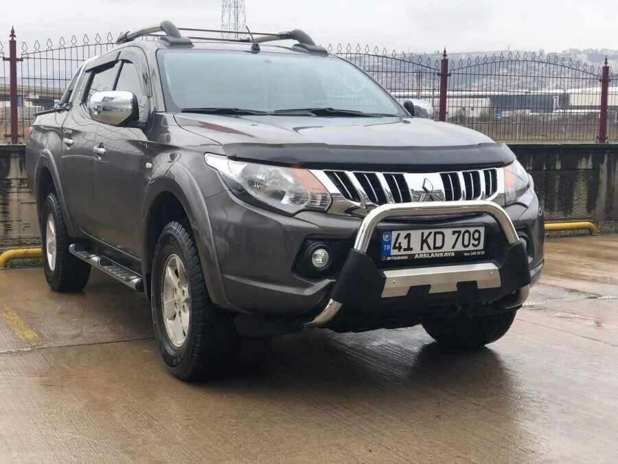 Mitsubishi L200 Uyumlu Ön Tampon Koruma Demiri 2007+ / 2020+ Poliüretan Pwt15 Parça