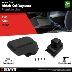 S-Dizayn Fiat 500L Kol Dayama Kolçak ABS Vidalı Siyah 2018 Üzeri A+Kalite						                Araca &Ouml;zel Ge&ccedil;me Kol&ccedil;ak&bull; Aracınızın konso