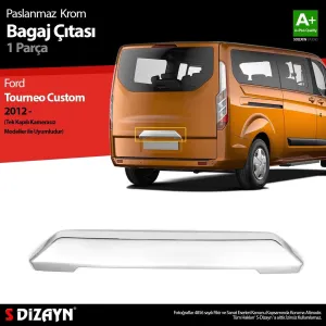 S-Dizayn Ford Tourneo Custom Krom Bagaj Çıtası 2012-2023 (Kamerasız)Araca &Ouml;zel Krom Aksesuar&Uuml;r&uuml;n &Ouml;zellikleri:Krom &uuml;r&uuml;nler ara&cced