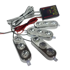 oto uzay uyumlu Çakar lamba 3x4 led kırmızı-mavi 12-24v / LAPA535-2 modelleri DRS Tuning'de. Kaliteli malzeme, hızlı kargo ve güvenli alışverişle hemen