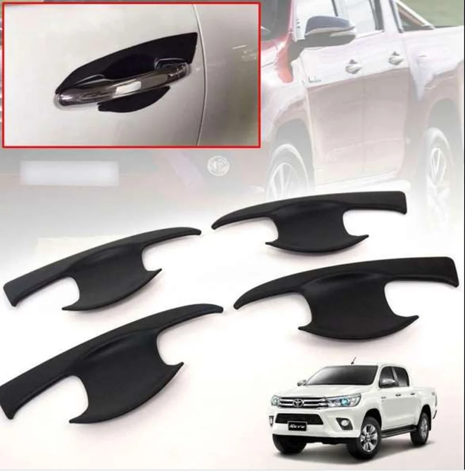 Toyota Hilux Uyumlu 2016 Sonrası Dış Kapı Kolu İç Kaplama ABS Siyah Parça