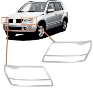 Suzuki Grand Uyumlu Vitara 2007 2012 Ön Far Kaplama ABS Krom ParçaDRS Tuning kalitesiyle tanışın! Özel olarak Suzuki  model araçlar için üretilen bu ürün, otomo