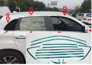 Mitsubishi Outlander Uyumlu 2008 Sonrası Cam Çıtası Krom ParçaDRS Tuning kalitesiyle tanışın! Özel olarak Mitsubishi  model araçlar için üretilen bu ürün, otomo