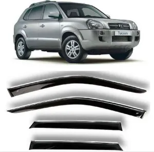 Hyundai Tucson Uyumlu 2004 2014 Kromlu Cam Rüzgarlığı ParçaDRS Tuning kalitesiyle tanışın! Özel olarak Hyundai  model araçlar için üretilen bu ürün, otomobilini