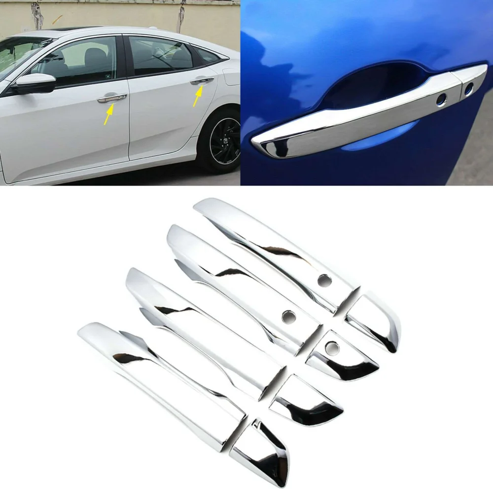 Honda Civic Uyumlu 2016 Sonrası Kapı Kolu ABS Krom Parça