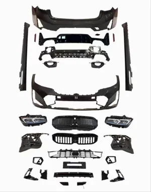 3 Serisi Uyumlu 2019+ G20 İçin 2022 + Facelift Body Kit (Ön-Arka-Yan-Panjur-Egzoz-Far) Parça thumb 1