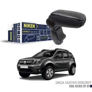 Dacia Duster Uyumlu 2010-2017 Araca Özel Kol Dayama Kolçak Siyah Niken Parça thumb 1