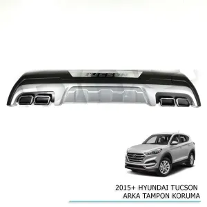 Hyundai Tucson Uyumlu Arka Koruma 2015-2018 ParçaDRS Tuning kalitesiyle tanışın! Özel olarak Hyundai  model araçlar için üretilen bu ürün, otomobilinizin hatlar