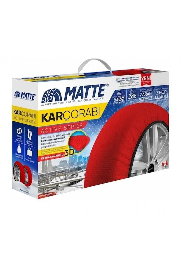 Kar Çorabı Uyumlu Matte 265 35 Lastik R21 Jant Ölçülerine Uyumlu Yüksek Kaliteli Zincir Muadili Parça