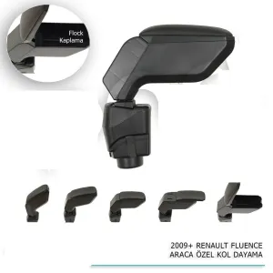 Renault Fluence Uyumlu Araca Özel Kol Dayama Siyah 2009+ ParçaDRS Tuning kalitesiyle tanışın! Özel olarak Renault  model araçlar için üretilen bu ürün, otomobil