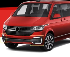 Transporter T6.1 Sis Far Üstü Çıta Paslanmaz Çelik 2019 Sonrası