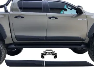 Toyota Hilux Uyumlu Gövde Kaplama Yan Kapı Koruma 2015 / 2022 ParçaDRS Tuning kalitesiyle tanışın! Özel olarak Toyota  model araçlar için üretilen bu ürün, otom