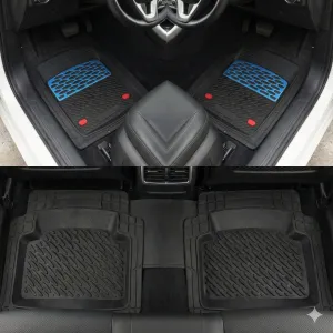 Safir Renault Uyumlu Clio 4 Havuzlu Universal Paspas Krom Mavi ParçaDRS Tuning kalitesiyle tanışın! Özel olarak Renault  model araçlar için üretilen bu ürün, ot