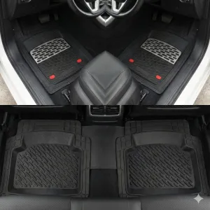 Safir Ford Uyumlu C-Max Havuzlu Universal Paspas Krom Karbon ParçaDRS Tuning kalitesiyle tanışın! Özel olarak Ford  model araçlar için üretilen bu ürün, otomobi