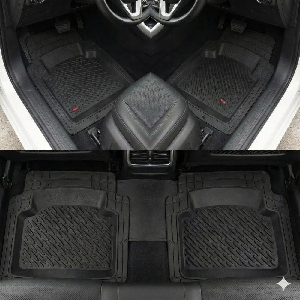 Safir Hyundai Uyumlu Ix35 Havuzlu Universal Paspas Krom Siyah Parça