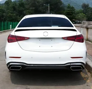 W206 C Uyumlu Serisi 2021+ C63S Spoiler(Piano Black) thumb 4