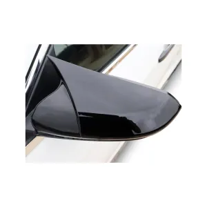 Passat B7 Uyumlu 2011-2014 İçin Uyumlu Yarasa Ayna Kapağı Piano Black thumb 2