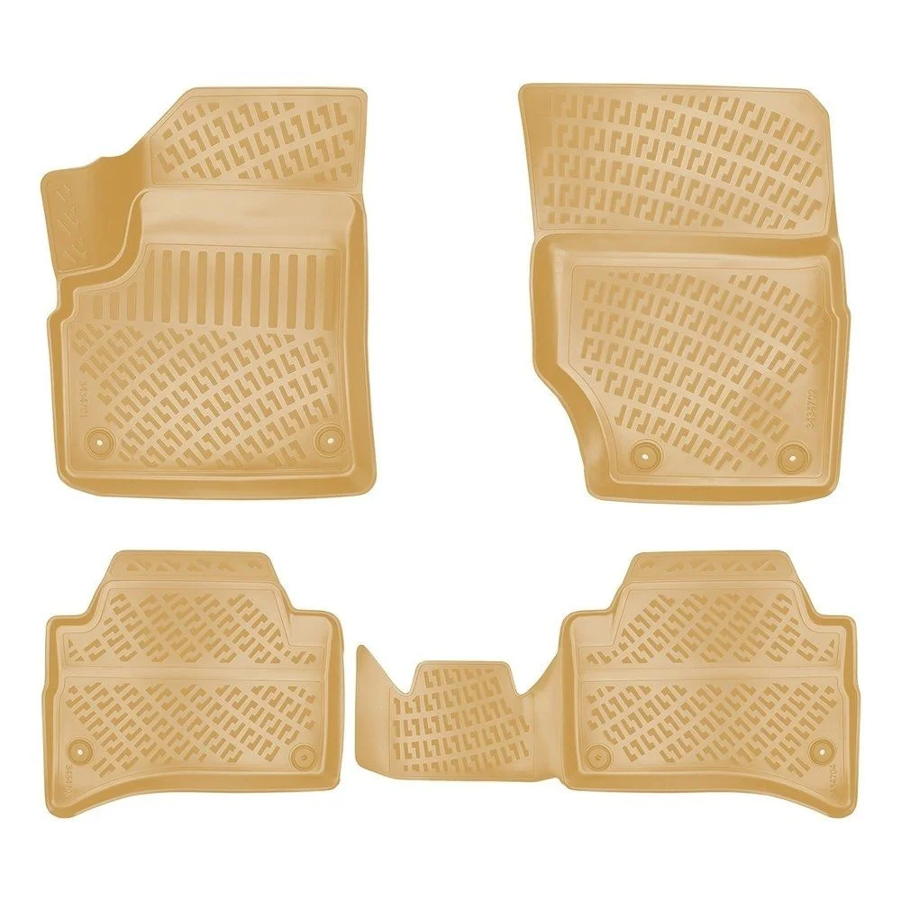 Citroen C5 Uyumlu 2001-2007 3D Havuzlu Bej Paspas Seti