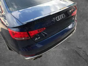 Audi A4 2015-2024 (B9) uyumlu Spoiler 2016 - Boyalı modelleri DRS Tuning'de. Kaliteli malzeme, hızlı kargo ve güvenli alışverişle hemen inceleyin.