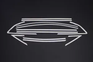 Ford Focus Uyumlu 3 Hatchback Krom Cam Çerçevesi 12 Parça 2011-2017 ArasıDRS Tuning kalitesiyle tanışın! Özel olarak Ford  model araçlar için üretilen bu ürün, 