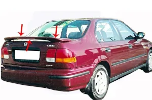 Honda Civic 1995-2000 (EK) uyumlu 6 Spoiler Bagaj Yüksek (Işıklı) Fiber 1995-2001 modelleri DRS Tuning'de. Kaliteli malzeme, hızlı kargo ve güvenli alışverişle