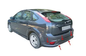 Ford Focus 2004-2011 (C307) uyumlu 2 Hatchback Arka Tampon Altı Fiber 2005-2007 modelleri DRS Tuning'de. Kaliteli malzeme, hızlı kargo ve güvenli alışverişle