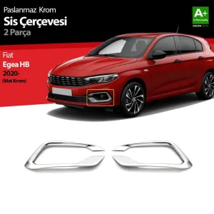 S-Dizayn Fiat Egea HB Krom Sis Çerçevesi 2 Prç. 2020 Üzeri (Mat Krom)Not: &Uuml;r&uuml;nler Parlak Krom değil Mat Kromdur!
Araca &Ouml;zel Krom Aksesuar&Uuml;r&