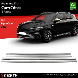 S-Dizayn Fiat Egea Cross Krom Cam Çıtası 4 Prç. 2020 ÜzeriAraca &Ouml;zel Krom Aksesuar&Uuml;r&uuml;n &Ouml;zellikleri:Krom &uuml;r&uuml;nler ara&ccedil; &uuml;