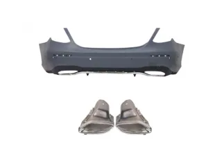 Mercedes W213 Uyumlu E Serisi Oem Amg Arka Tampon Egzoz thumb 1