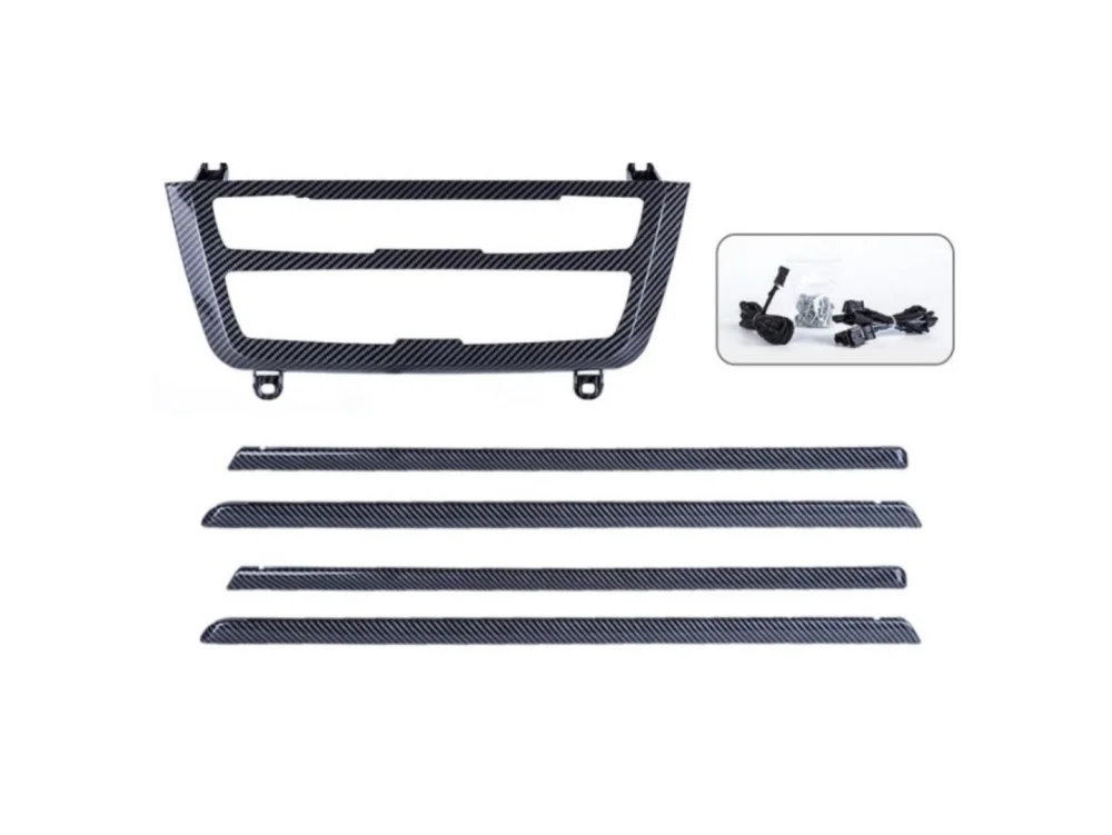 Bmw 3 Uyumlu Serisi F30 Ambians Set (Klima Panel Ve Kapılar) - Karbon Renk