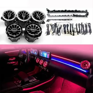 Mercedes W177 Uyumlu Işıklı Havalandırma Ve Ambians Set (Takım) thumb 1